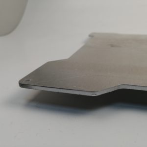 Стол под силиконовый нагреватель, 330*330, алюминий 3 мм