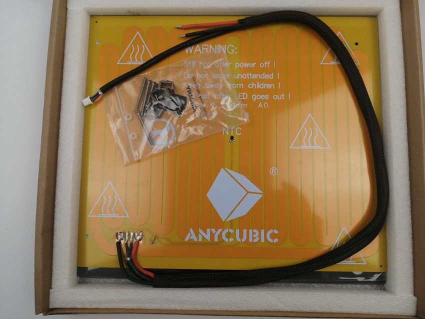 Комплект нагревательного стола anycubic (стол 240*280, покрытие, термистор)