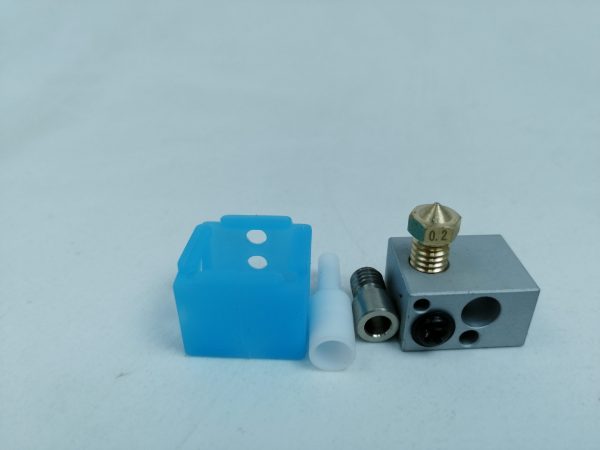 Комплект печатающей головы (нагревательный блок, термобарьер, сопло 1.75/0.2, силиконовый чехол)