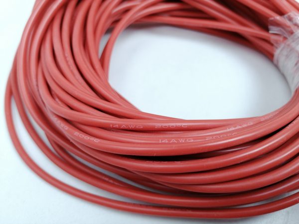 Провод силиконовый 14AWG, красный